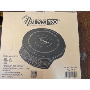 Nuwave Pro Precision Induction Cooktop Model 30301B Digital Accuracy Open Box